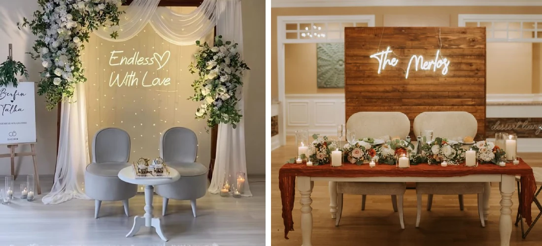 آموزش تزیین جایگاه عروس و داماد