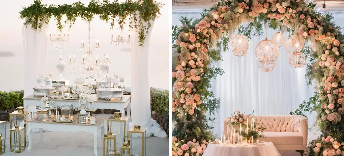 آموزش تزیین جایگاه عروس و داماد