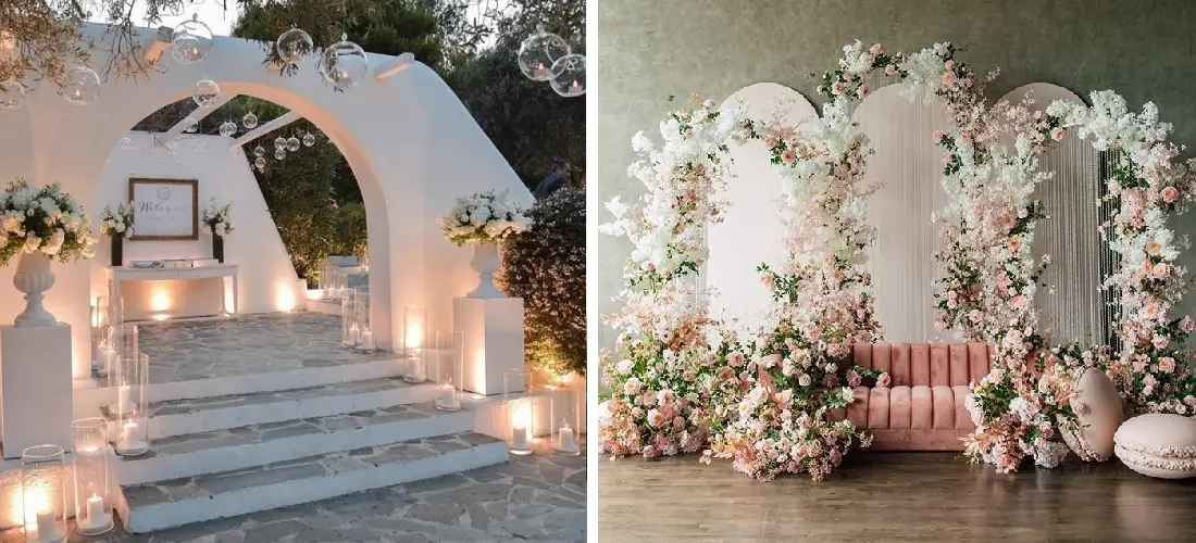 آموزش تزیین جایگاه عروس و داماد