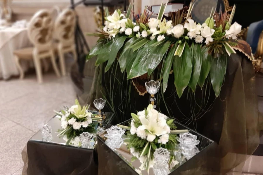 تزیین میز ترحیم در تالار