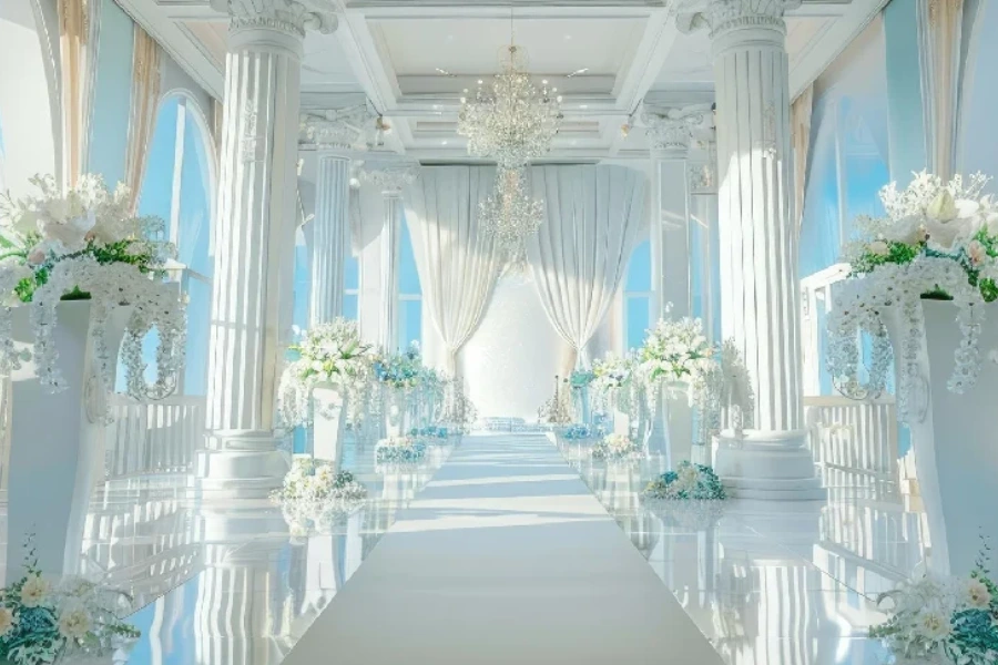 تزیین ورودی تالار عروسی