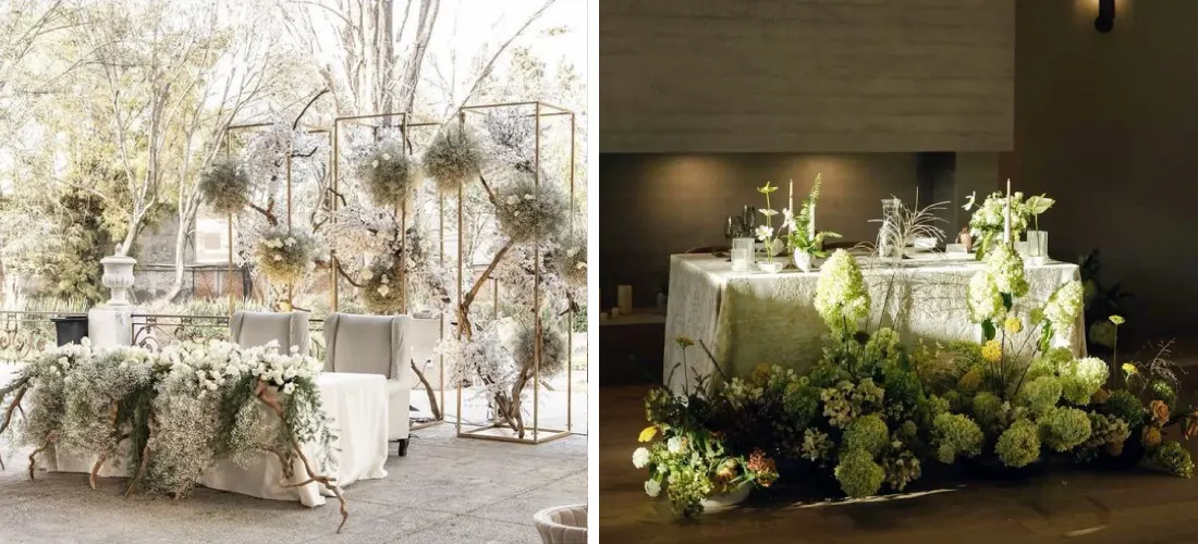 آموزش تزیین جایگاه عروس و داماد