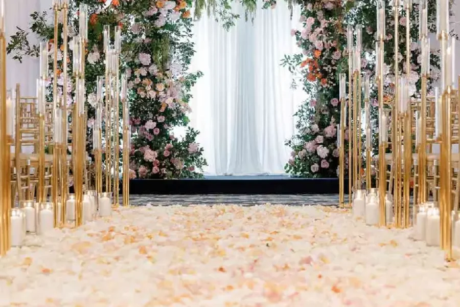 تزیین ورودی تالار عروسی